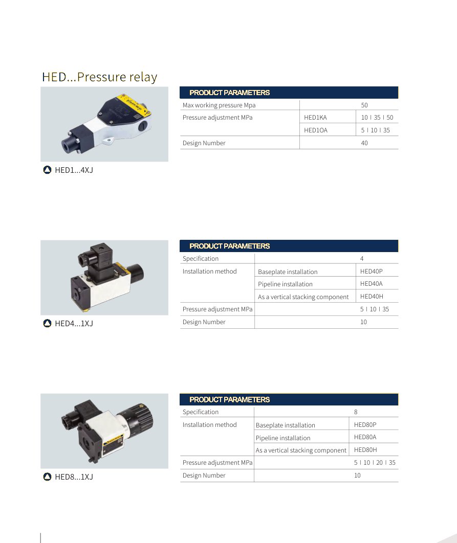 Pressure switches & accessories