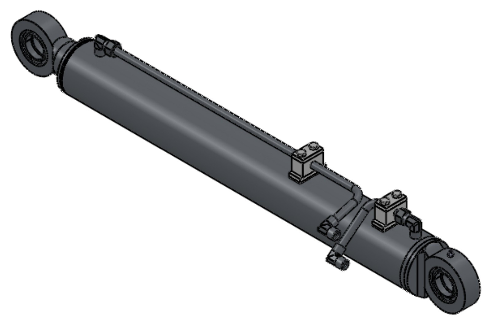 Siłownik hydrauliczny jedno- i dwustronnego działania